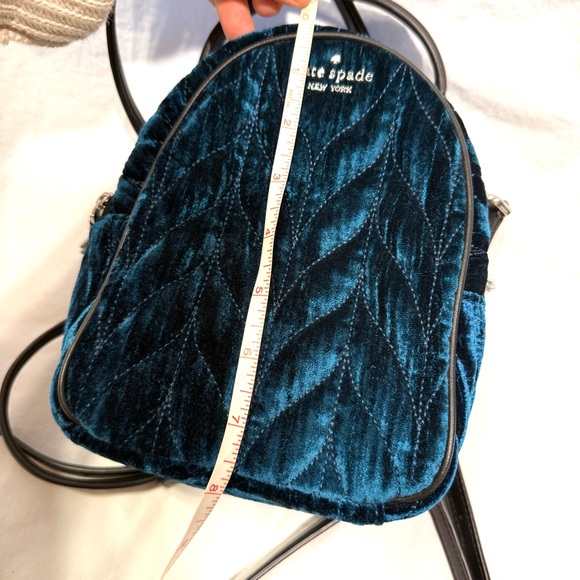 Kate Spade Briar Lane Quilted Crushed Velvet Mini Convertible Backpack main image 3
